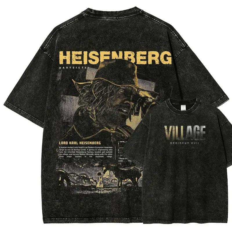 Retro Gaming T Shirt - Game Resident Evil Karl Heisenberg Printed