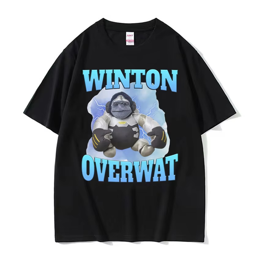 Retro Gaming T Shirt - Winton Overwat Meme Funny Gaming T