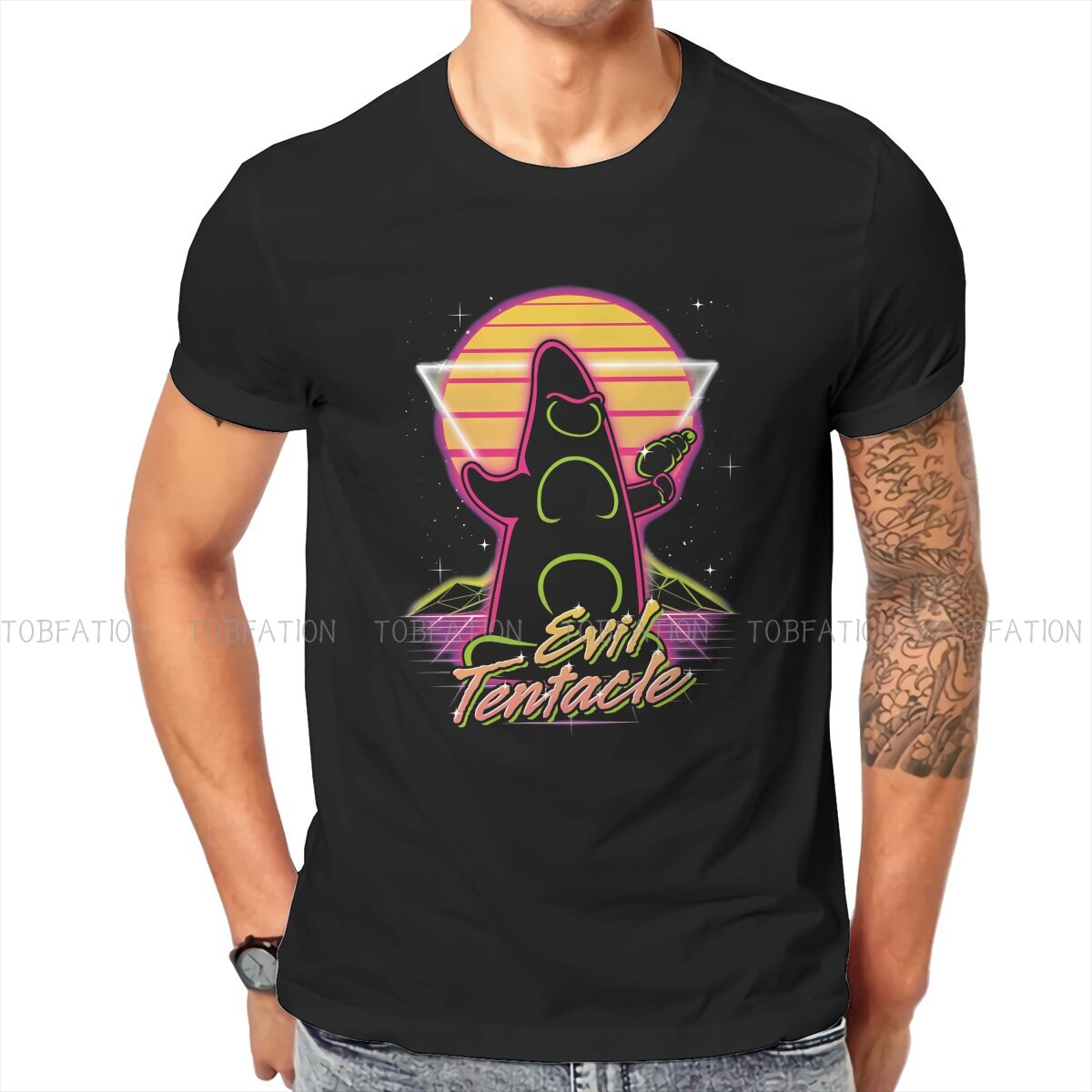 Retro Evil O Neck TShirt Day O - Retro Gaming T Shirt 评论和价格